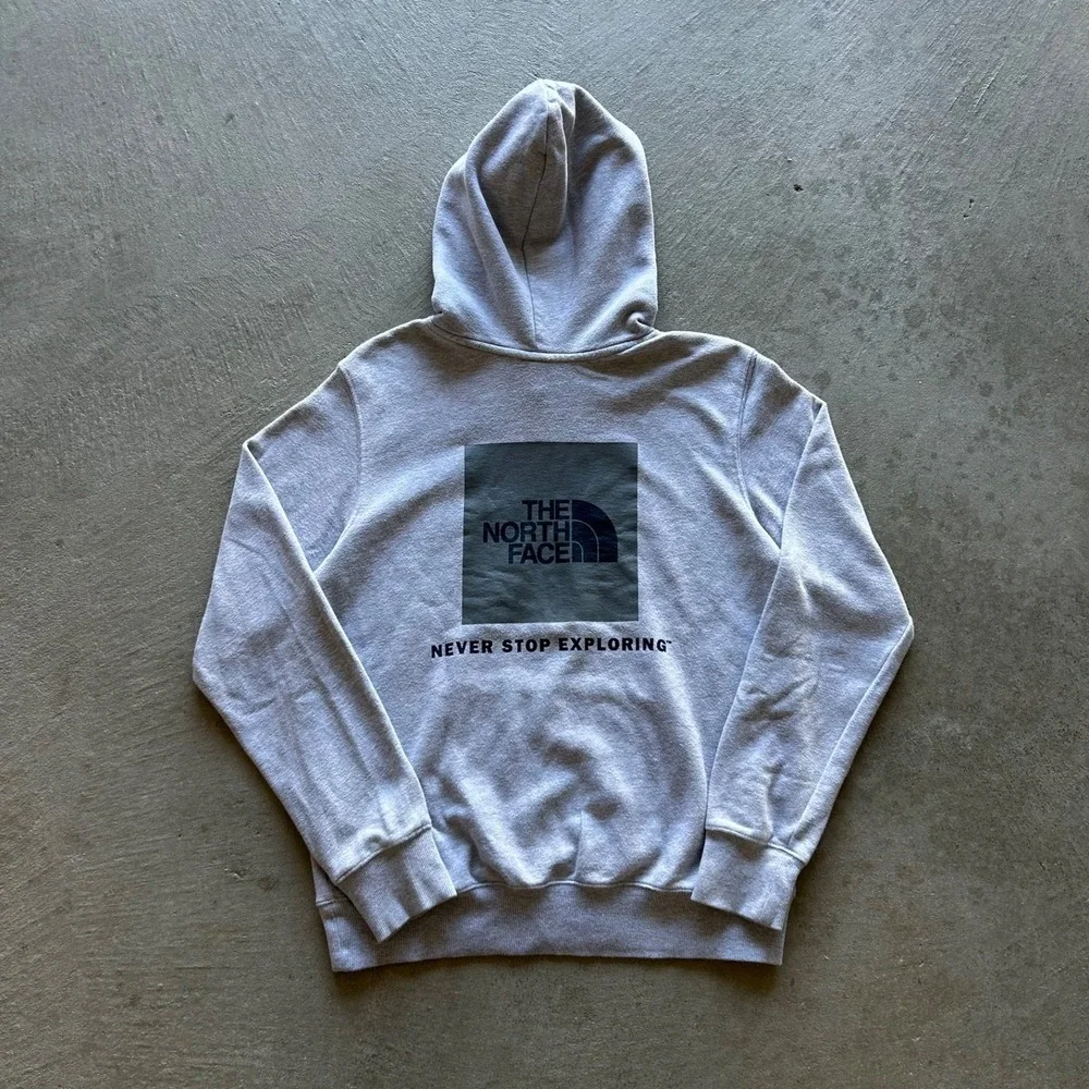 The North Face Sweatshirt Mens Size Small Gray Hoodie TNF‎ Outdoor Hiking